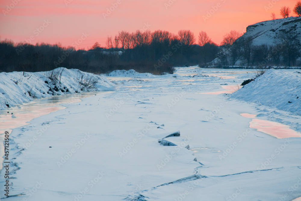 Obraz premium landscape with snow