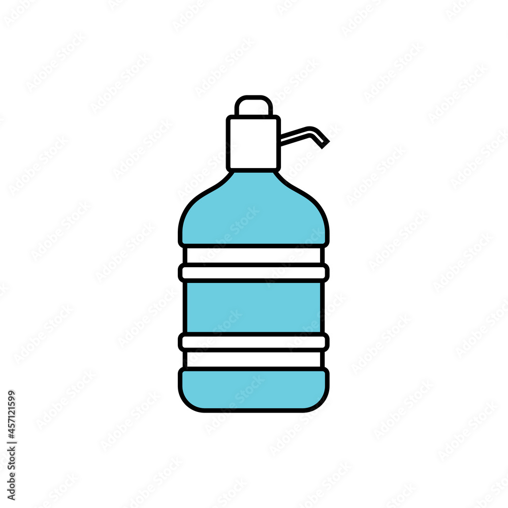 Water gallon icon design template illustration Water gallon icon design template illustration