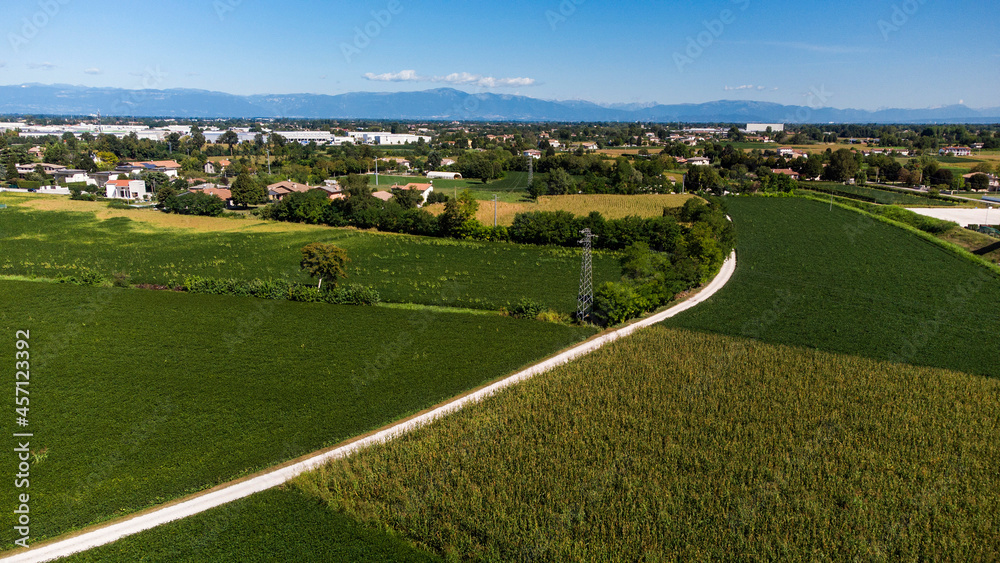 Curtarolo: cultivated land in the province of Padua