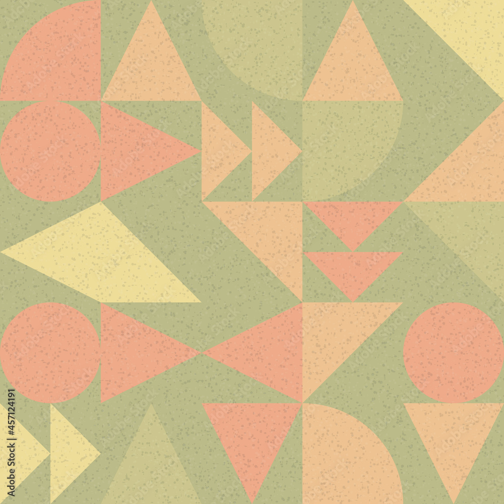 Abstract Geometric Pattern generative computational art illustration