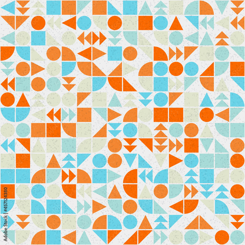 Abstract Geometric Pattern generative computational art illustration