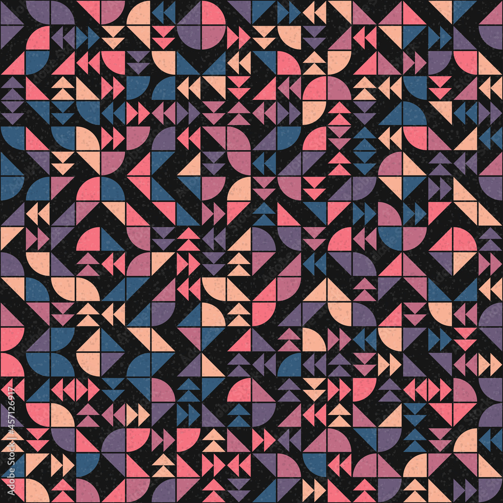 Abstract Geometric Pattern generative computational art illustration
