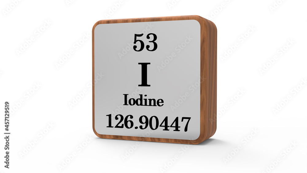 3d Iodine Element Sign. Stock image 3d Iodine Element Sign. Stock image