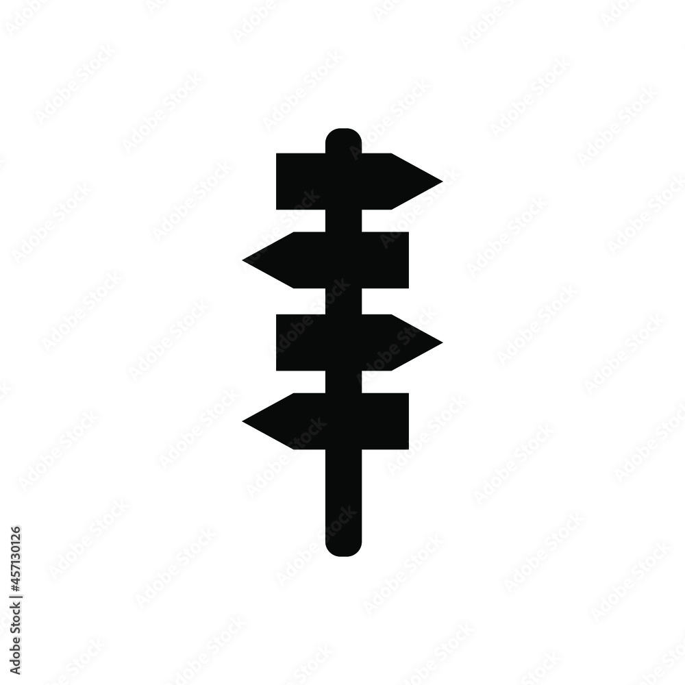 Direction board icon vector set. pointer illustration sign collection. route symbol. Direction board icon vector set. pointer illustration sign collection. route symbol.