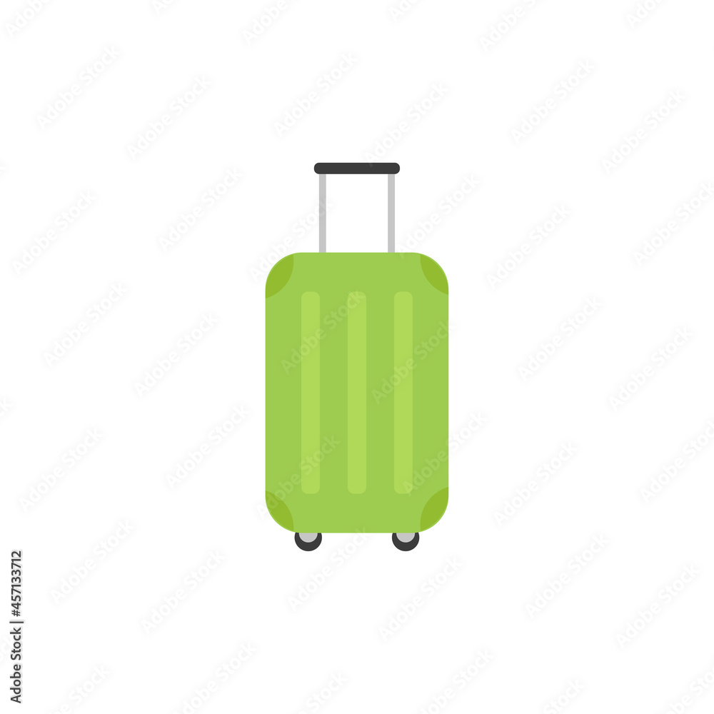 one modern close suitcase vector icon or symbol one modern close suitcase vector icon or symbol
