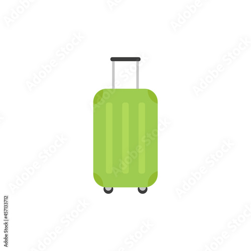 one modern close suitcase vector icon or symbol