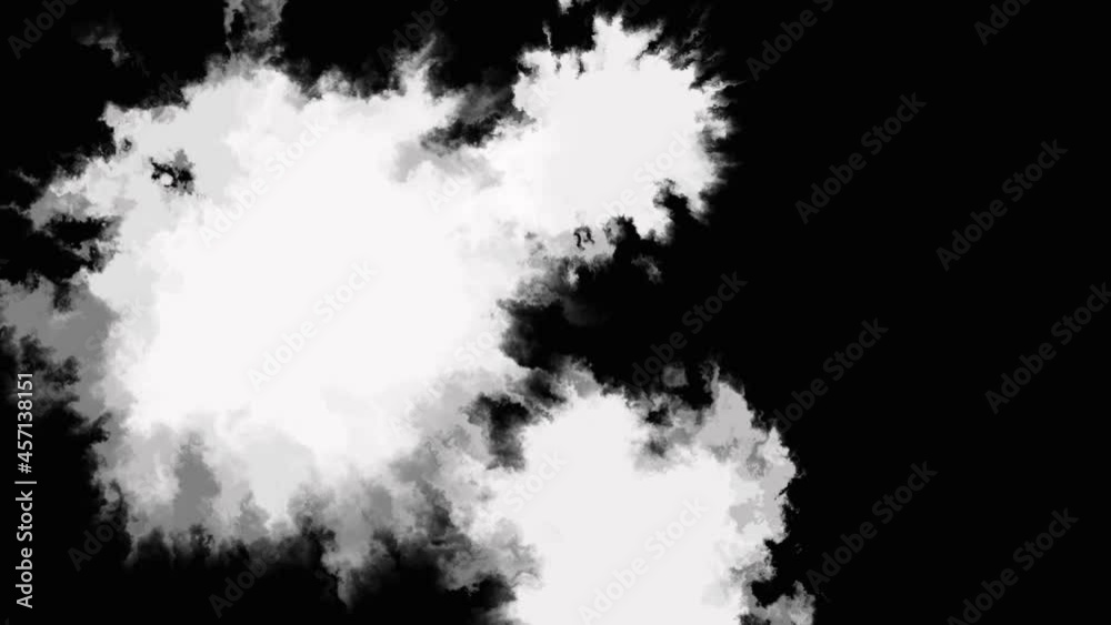 Ink stain slowly spreads over the paper.