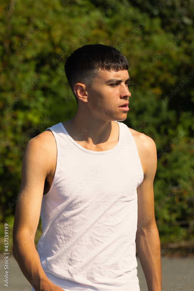 18 year old in a sleeveless top 18 year old in a sleeveless top