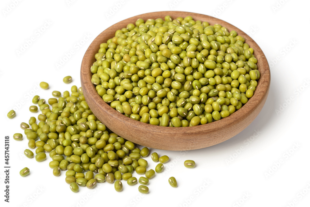 uncooked mung beans isolated on white background uncooked mung beans isolated on white background