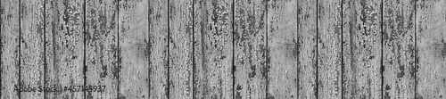 Wallpaper Mural Wooden planks background. Black and white panoramic wood texture. Torontodigital.ca