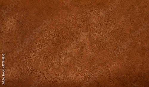 Brown leather texture background surface for design web.