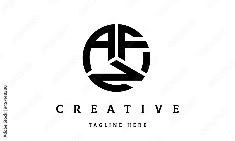 AFN circle three letter logo AFN circle three letter logo