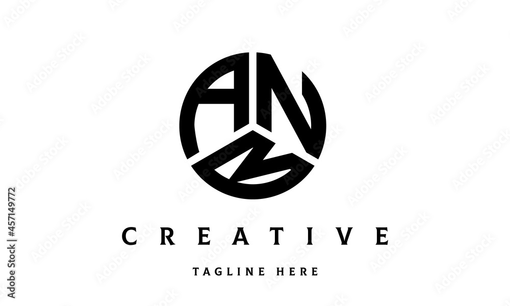 ANB circle three letter logo