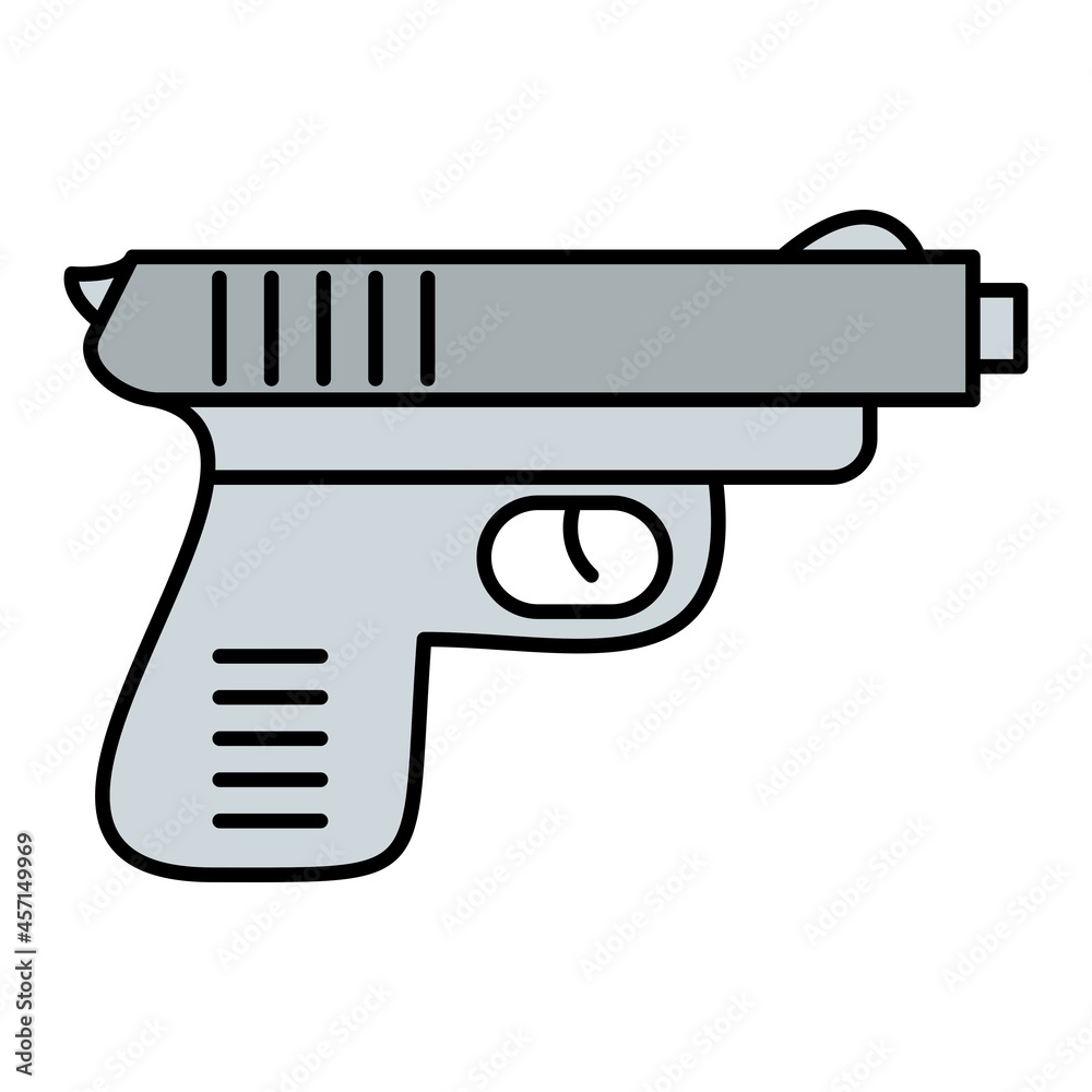  Vector Shooting Filled Outline Icon Design