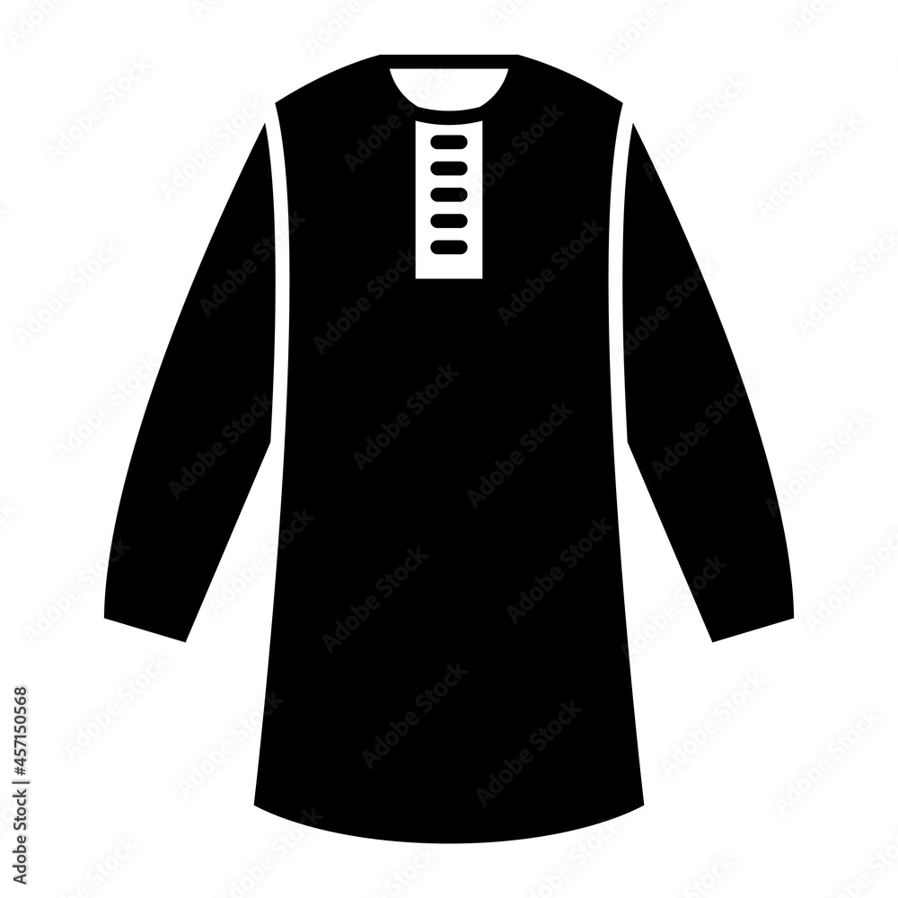 Naklejka premium Vector Clothes Glyph Icon Design