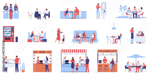 Food Court Cafe Set
