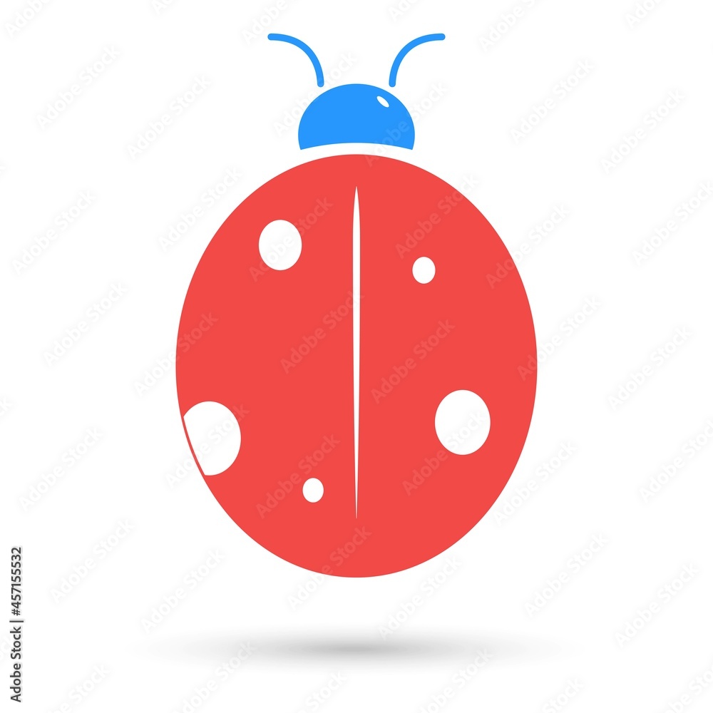 Bug icon, isolated object vector illustration. Bug icon, isolated object vector illustration.
