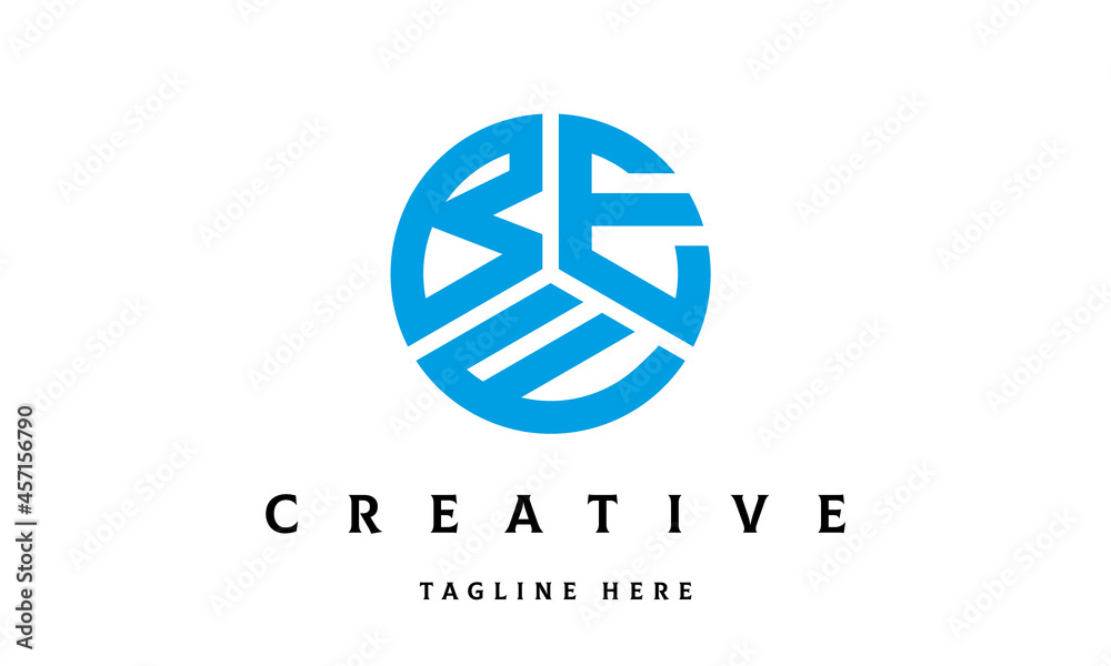 BEE circle three letter logo BEE circle three letter logo