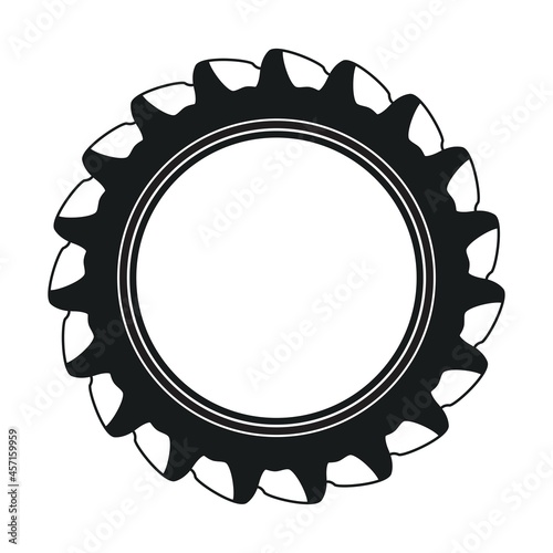 vector tractor tire