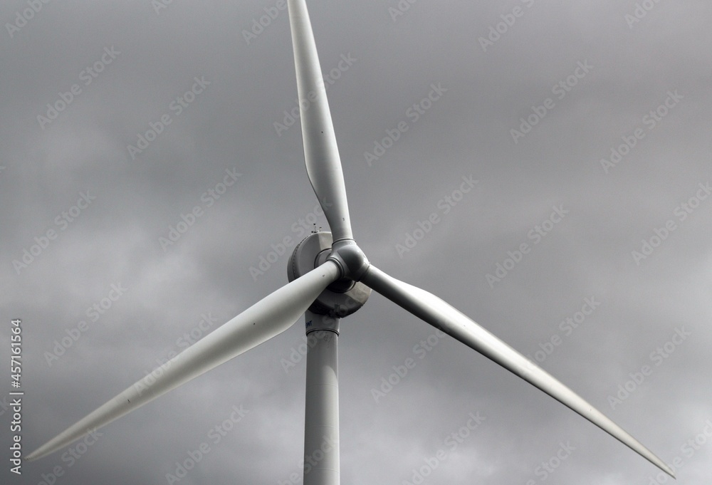 Wind Turbine producing renewable power generation. Wind Turbine producing renewable power generation.