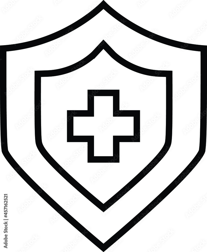Fototapeta premium Protected icon design graphic vector illustration