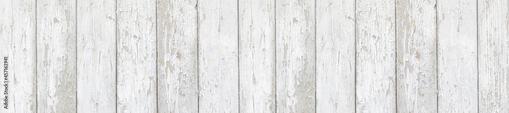 Panorama old white painted wooden background. Panorama old white painted wooden background.