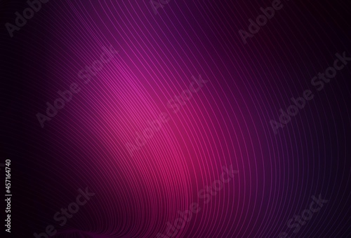 Dark Pink vector background with stright stripes.