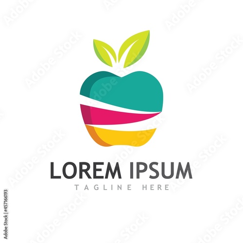 Apple vector illustration design