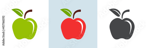 Apfel Vektor Logos