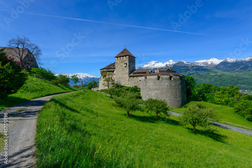 Country of Liechtenstein, City of Vaduz, Vaduz Castle, Europe 