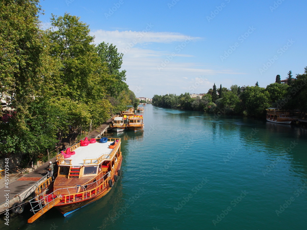 boat on the river