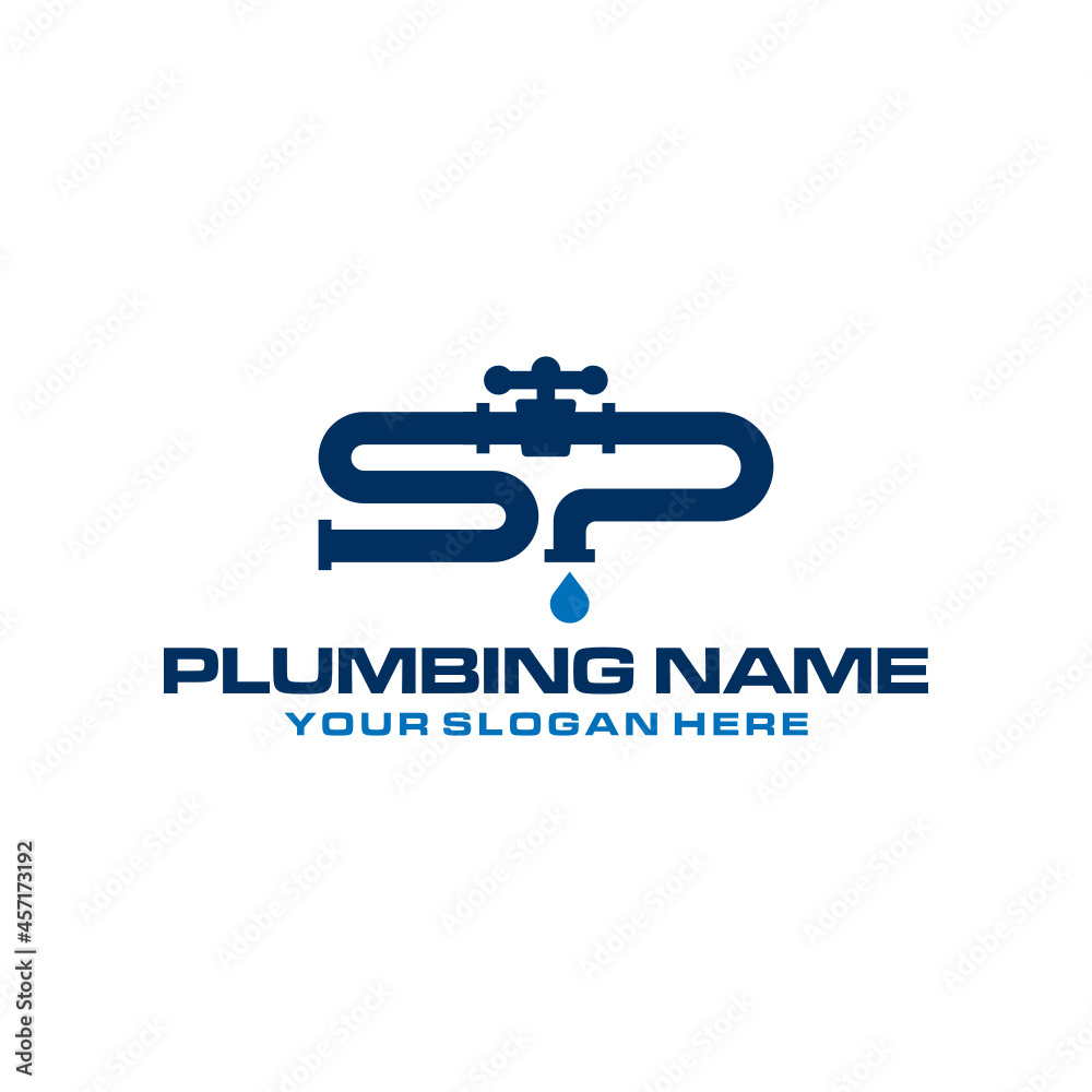 Premium vector abstract modern PD letter logo design. Plumbing logo Premium vector abstract modern PD letter logo design. Plumbing logo