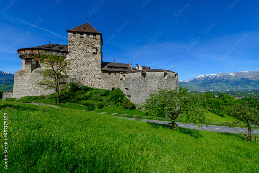 Country of Liechtenstein, City of Vaduz, Vaduz Castle, Europe 