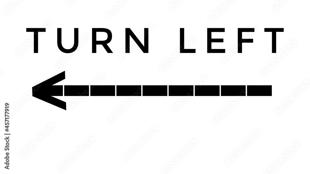 Indicator or direction symbol or icon on white background Indicator or direction symbol or icon on white background