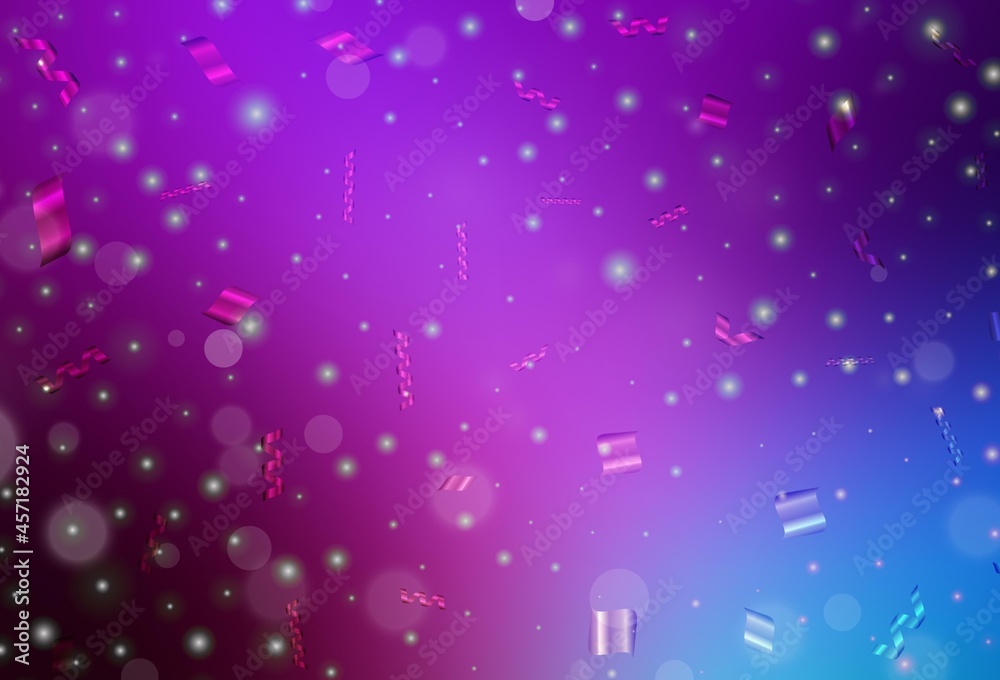 Light Pink, Blue vector backdrop with dots. Light Pink, Blue vector backdrop with dots.