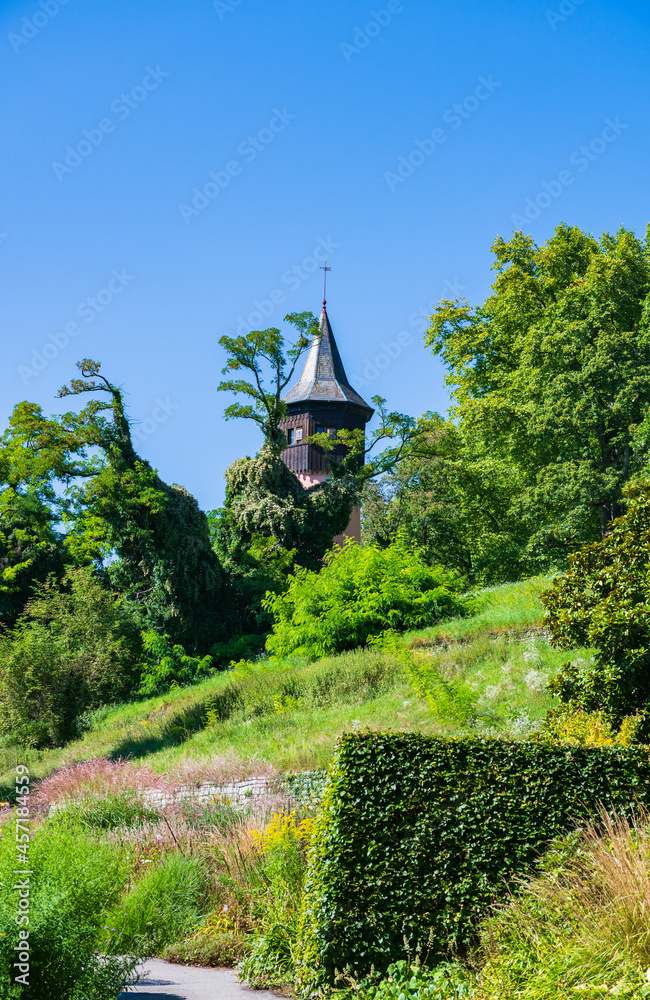 Schwedenturm auf Insel Mainau am Bodensee