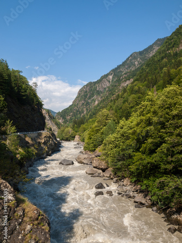 River in Svaneti region, Georgia