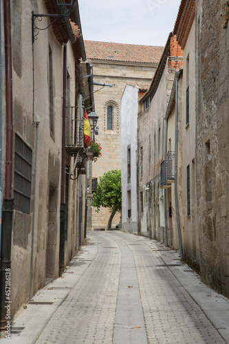 Empty Street in Ledesma, Salamanca photo