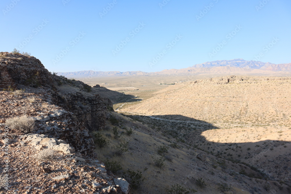 Shadow and Light in the Desert Hills