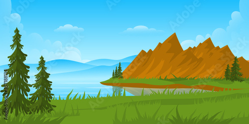 Lakeside Background

