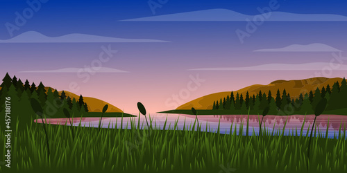 Lakeside Background

