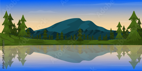 Lakeside Background

