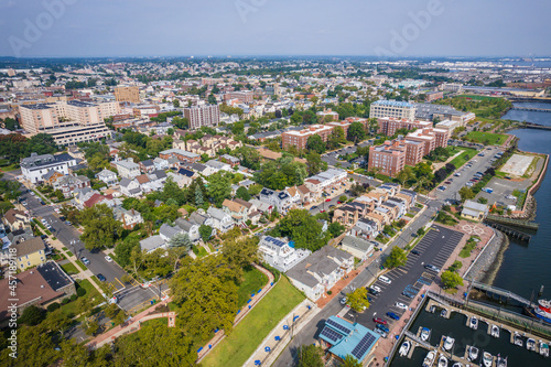 Fototapeta Naklejka Na Ścianę i Meble -  Aerial of Perth Amboy New Jersey 