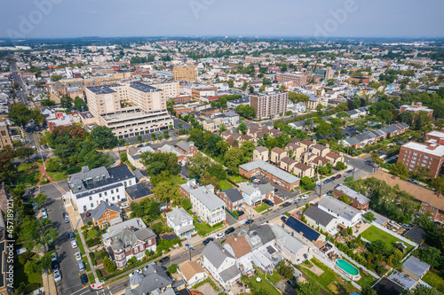 Aerial of Perth Amboy New Jersey  © Jin