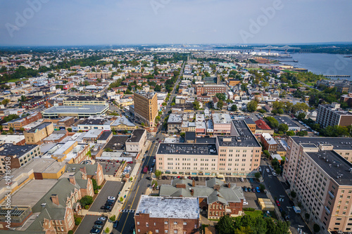 Aerial of Perth Amboy New Jersey  © Jin