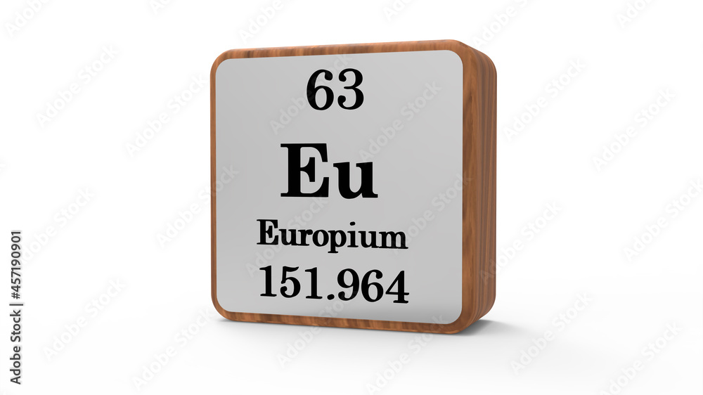 3d Europium Element Sign. Stock image. 3d Europium Element Sign. Stock image.