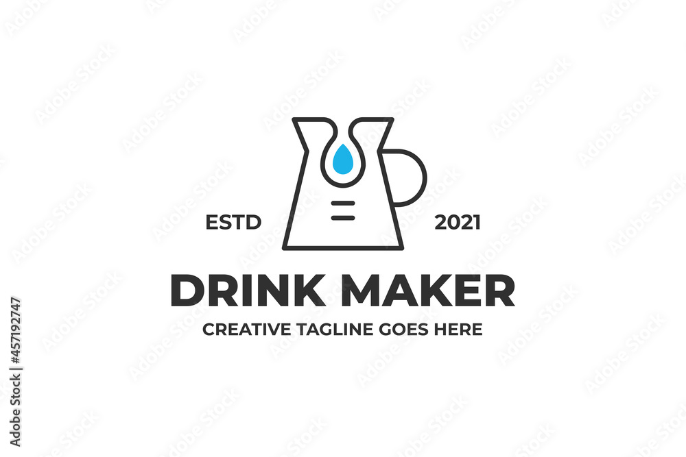 Drink Maker Coffee Shop Logo Drink Maker Coffee Shop Logo