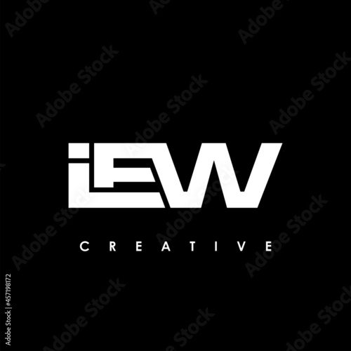 IEW Letter Initial Logo Design Template Vector Illustration