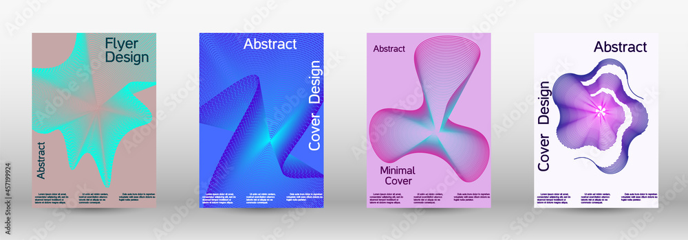 Minimum vector coverage. A set of modern abstract covers. Creative fluid backgrounds Minimum vector coverage. A set of modern abstract covers. Creative fluid backgrounds