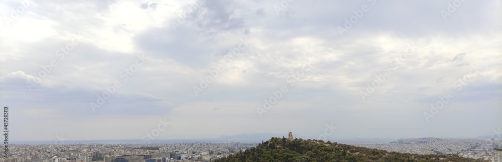 A view of Athens from Akropolis